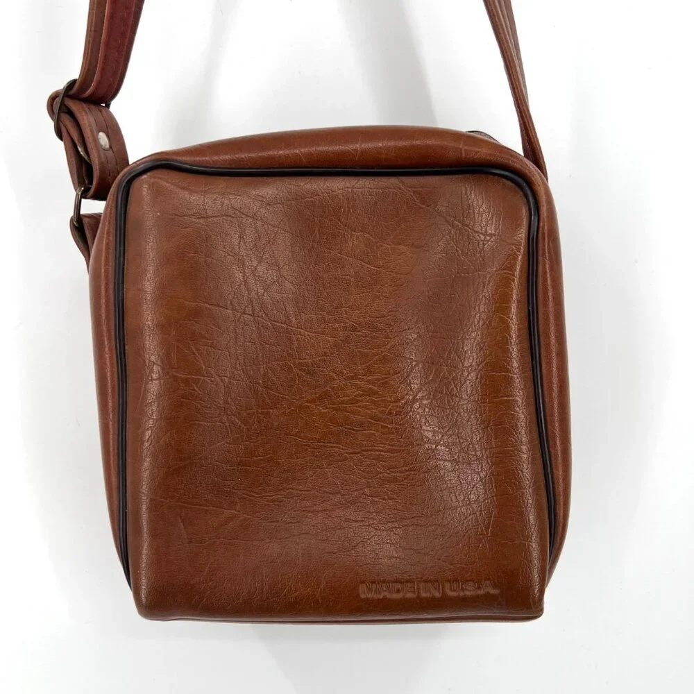 Vintage‎ Kodak Brown Soft Shell Camera Bag With Adjustable Strap - Made In USA